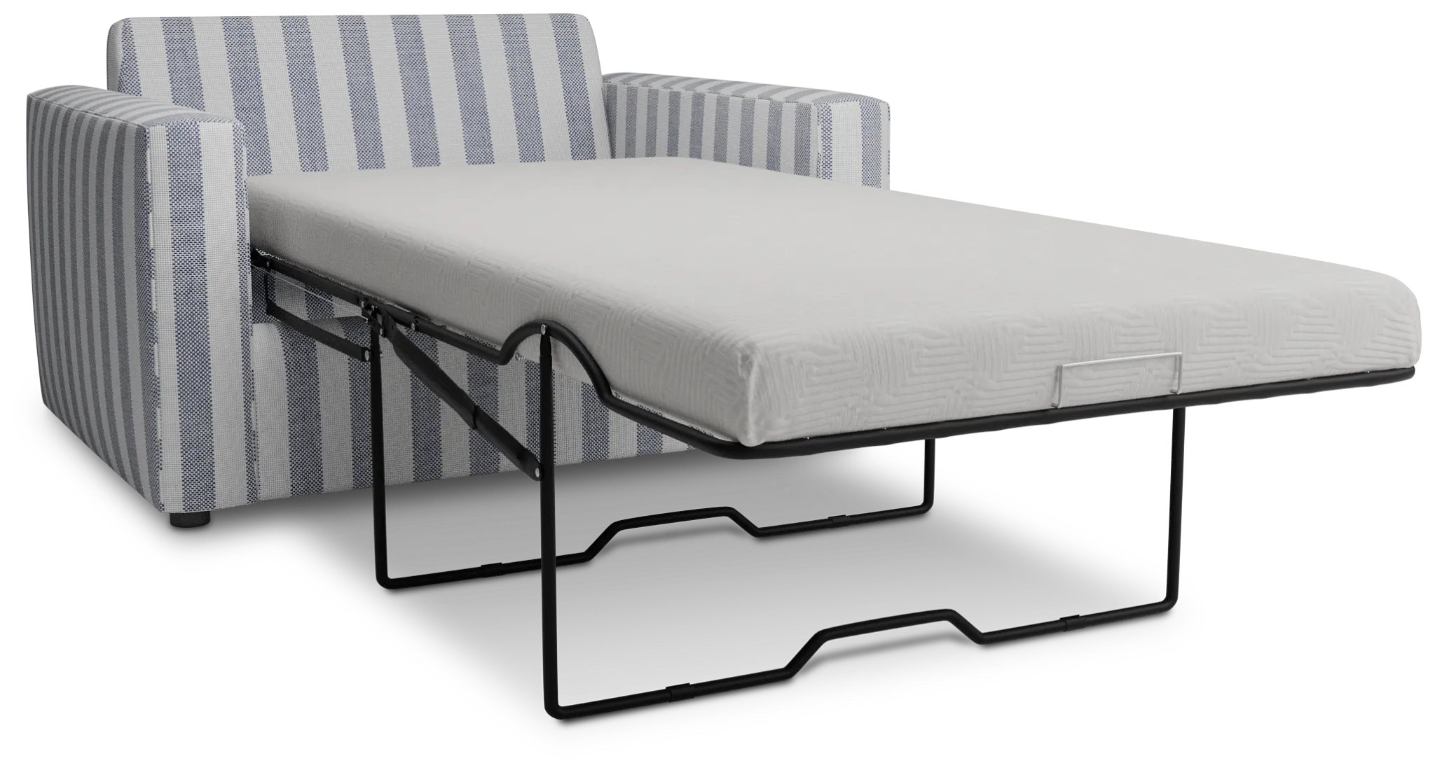 Siesta Sea Lane Dark Blue Fabric Cooling Memory Foam Sleeper