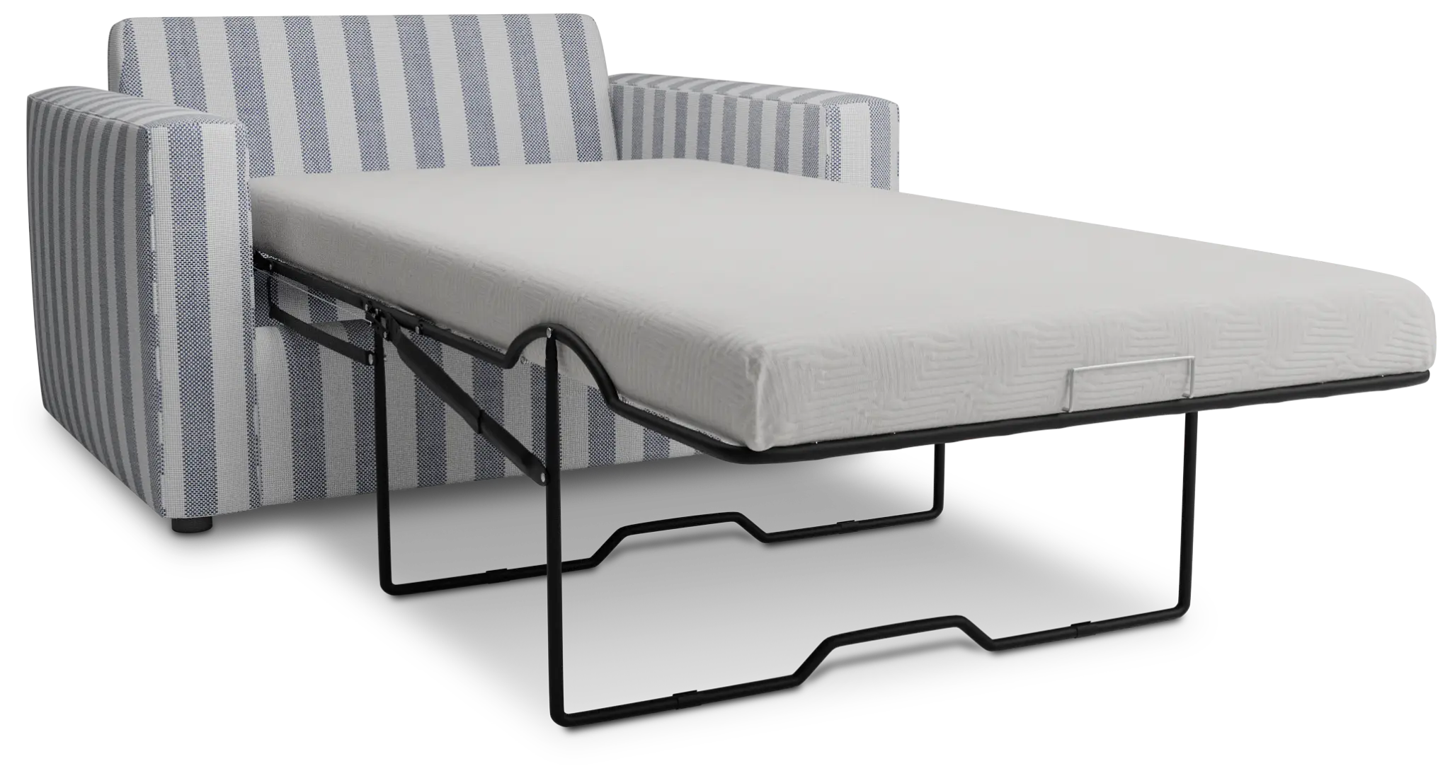 Siesta Sea Lane Dark Blue Fabric Cooling Memory Foam Sleeper Siesta Sea Lane Dark Blue Fabric Cooling Memory Foam Sleeper