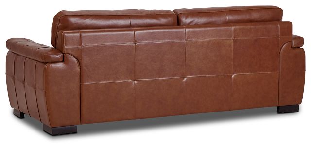 Braden Medium Brown Leather Sofa