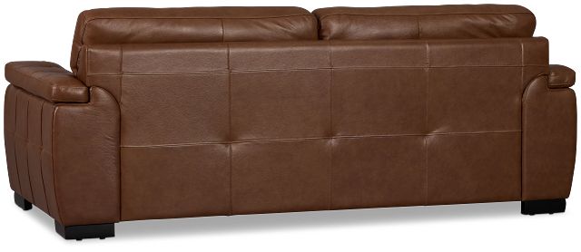 Braden Medium Brown Leather Sofa