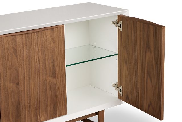 Flynn White Credenza