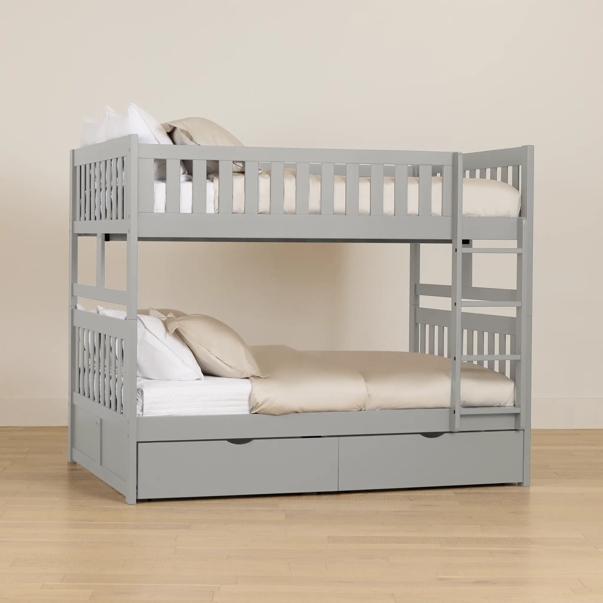 Charleston Gray Storage Bunk Bed Charleston Gray Storage Bunk Bed