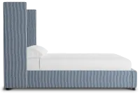 Captiva Lucy Navy 60" Upholstered Shelter Bed