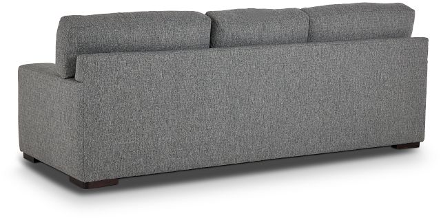 Veronica 104" Dark Gray Down Sofa