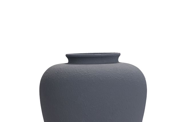 Thea Dark Gray Large Vase