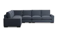 Edgewater Maguire Blue Medium Two-arm Sectional