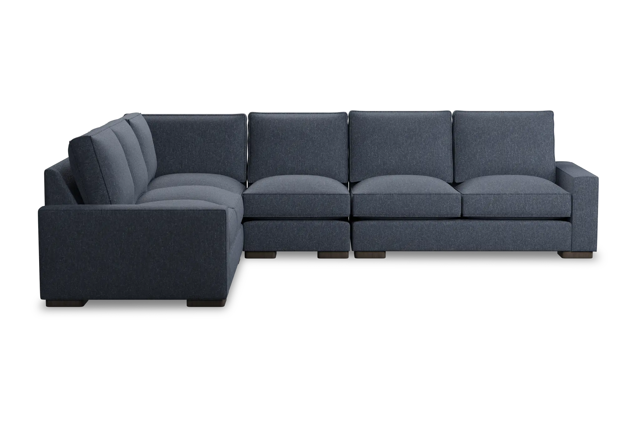 Edgewater Maguire Blue Medium Two-arm Sectional Edgewater Maguire Blue Medium Two-arm Sectional
