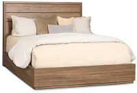 Capraia Dark Tone Panel Bed