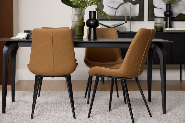 Sierra Brown Upholstered Side Chair