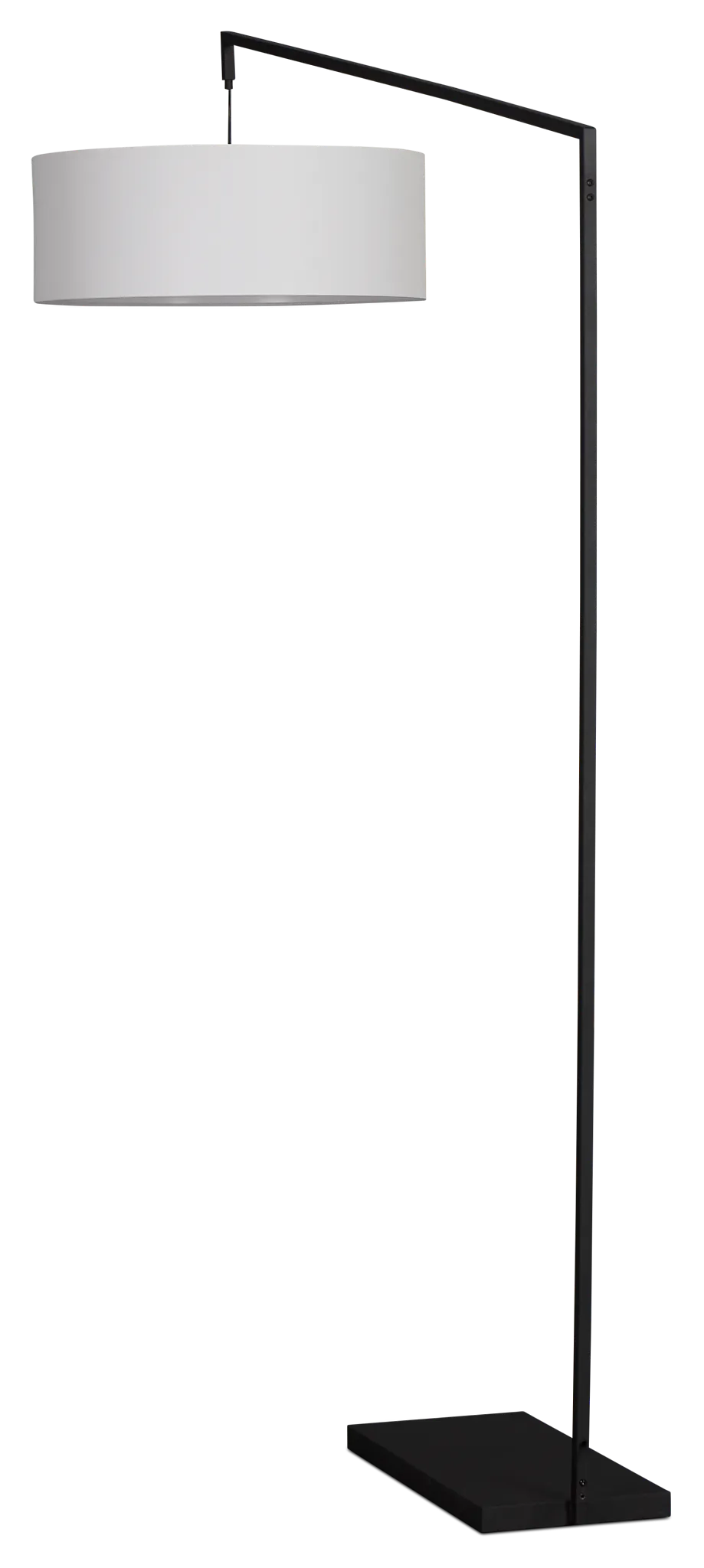 Talia Black Metal Floor Lamp