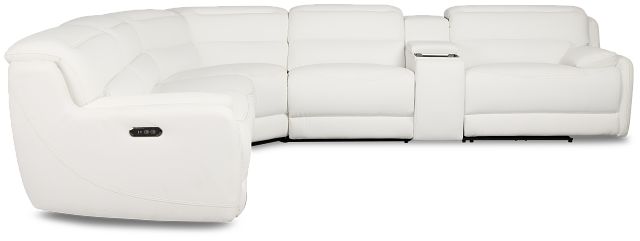 Jett White Micro Medium Triple Power 2-arm Sectional