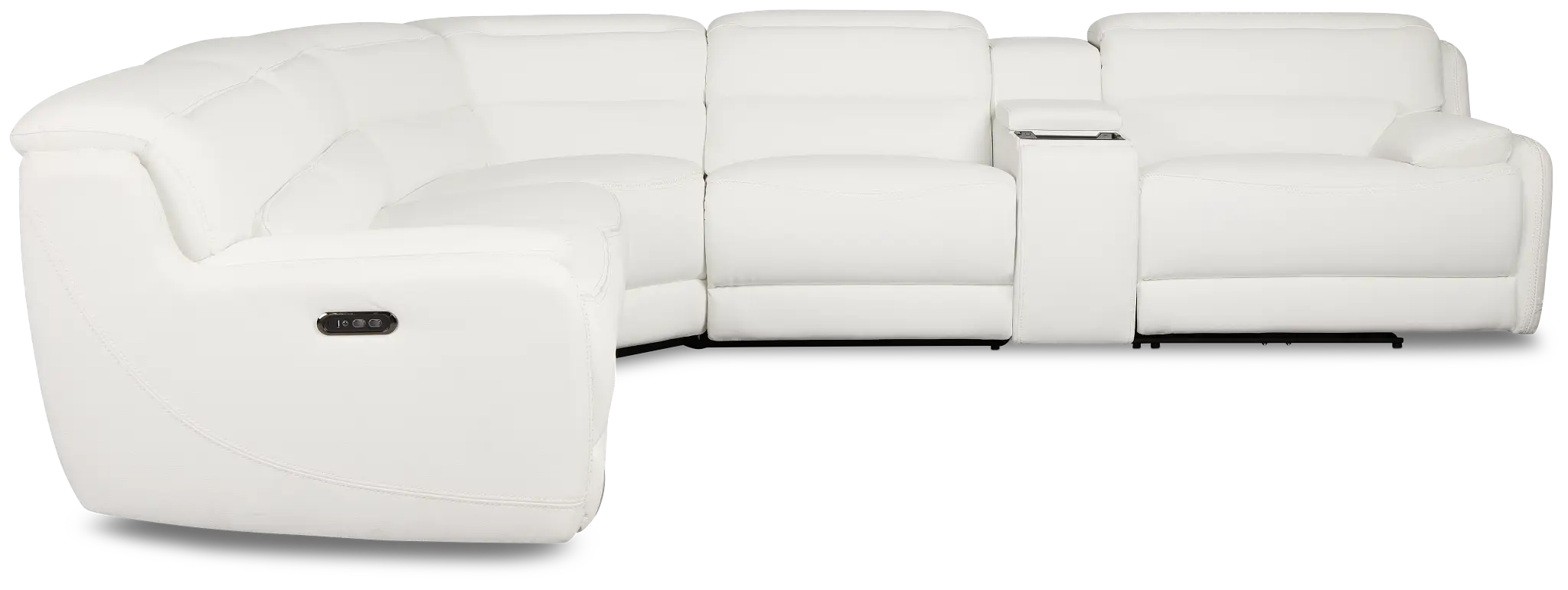 Jett White Micro Medium Triple Power 2-arm Sectional Jett White Micro Medium Triple Power 2-arm Sectional