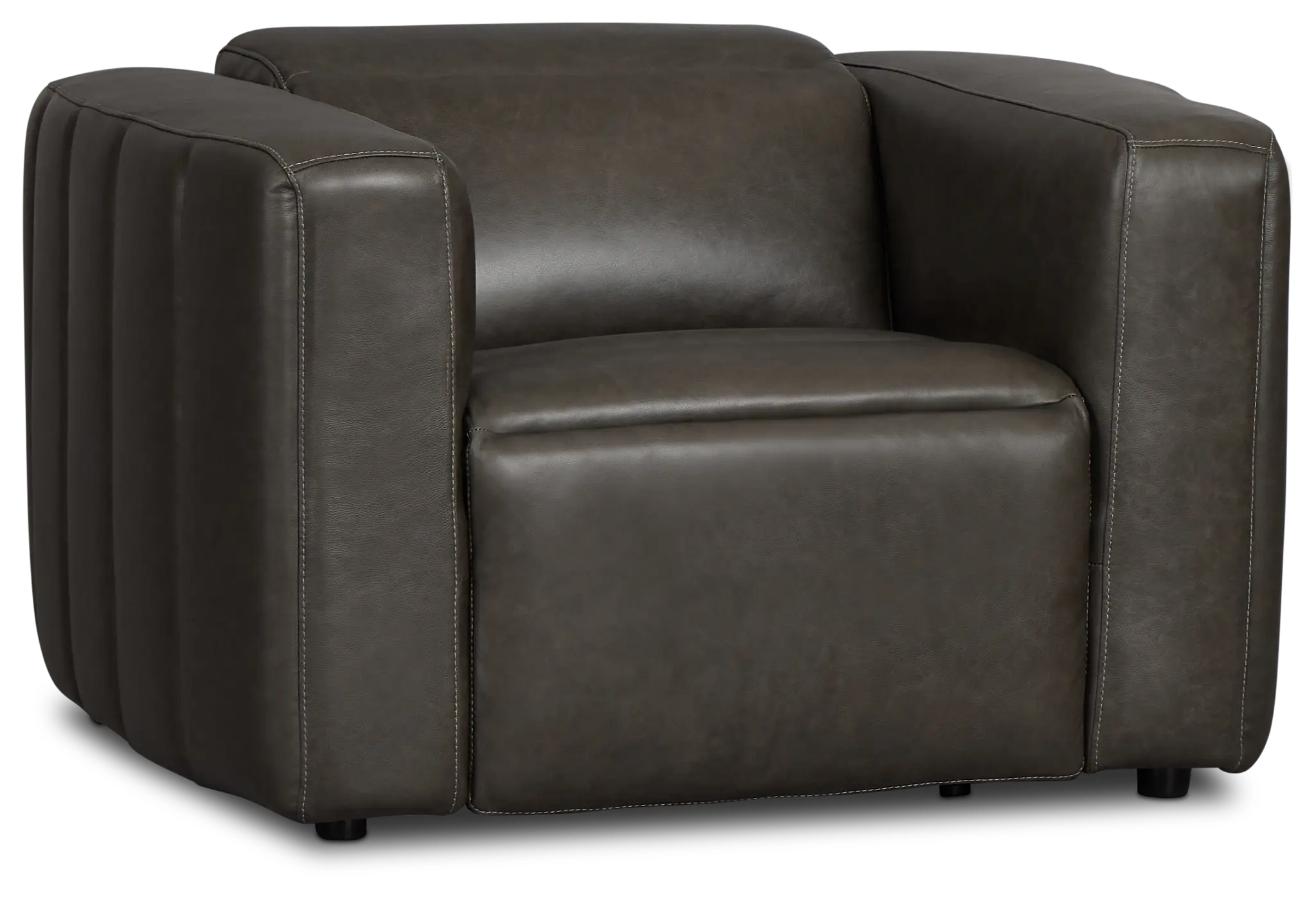 Jace Dark Gray Lthr/vinyl Power Recliner Jace Dark Gray Lthr/vinyl Power Recliner