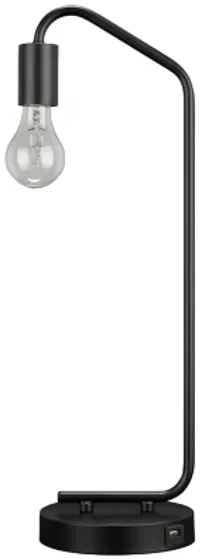 Covybend Black Metal Desk Lamp