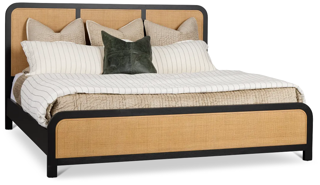 Pacific Two-tone Platform Bed