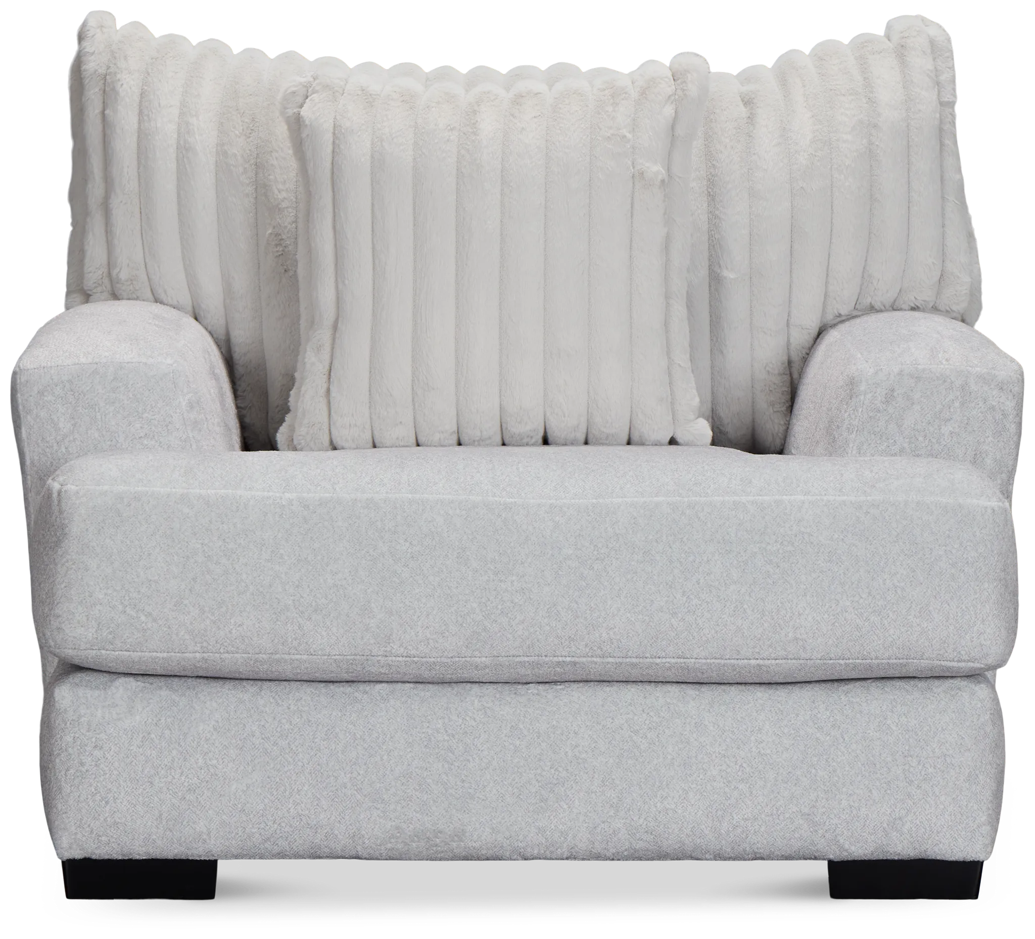 Kylie Light Gray Fabric Chair