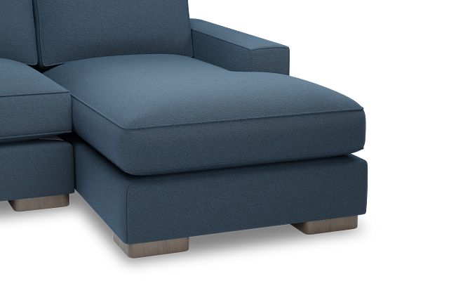 Edgewater Elite Blue Medium Right Chaise Sectional