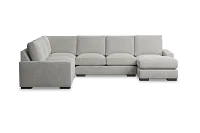 Edgewater Elevation Khaki Medium Right Chaise Sectional