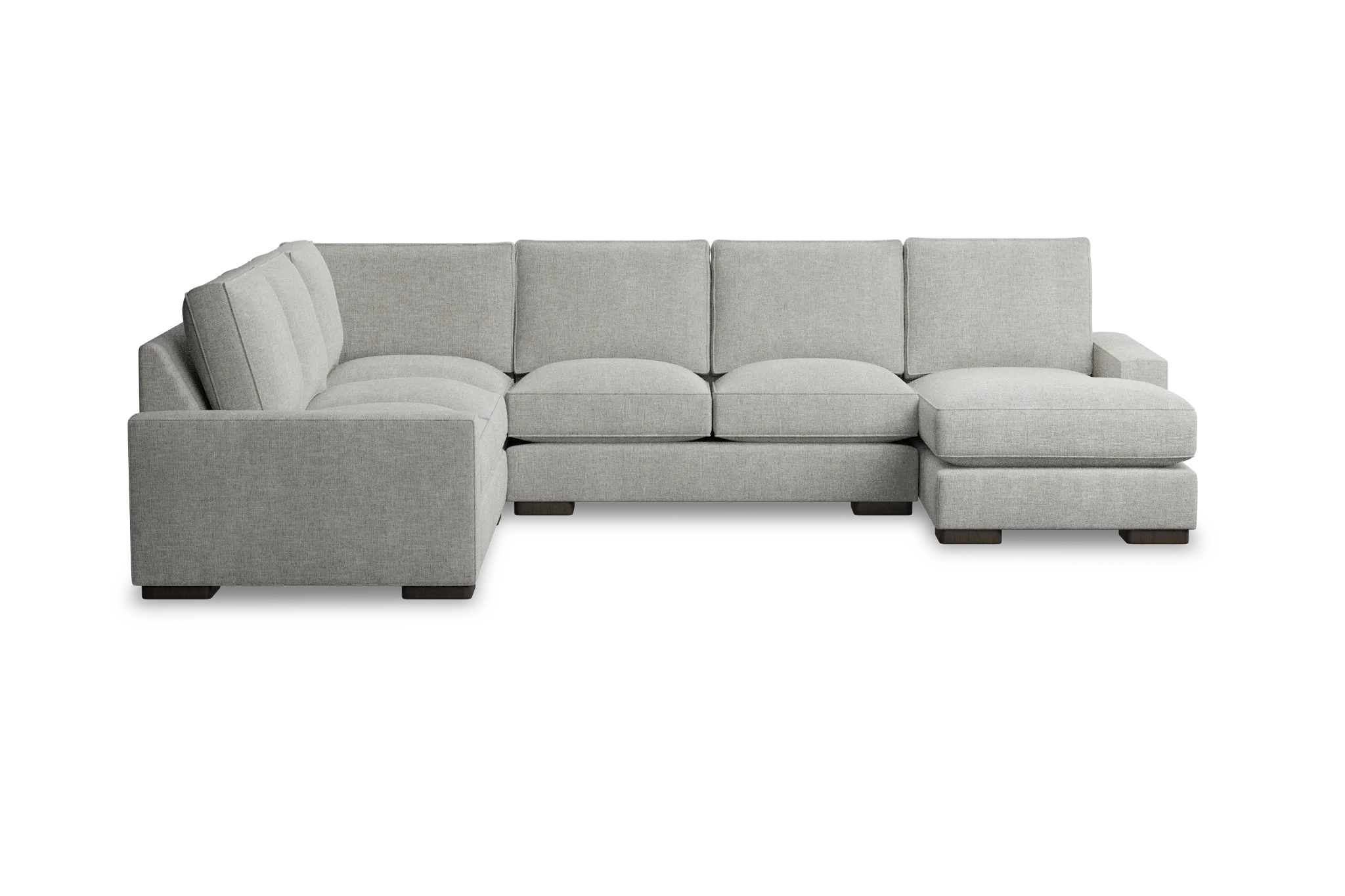 Edgewater Elevation Khaki Medium Right Chaise Sectional