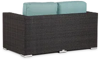 Fina Teal Loveseat