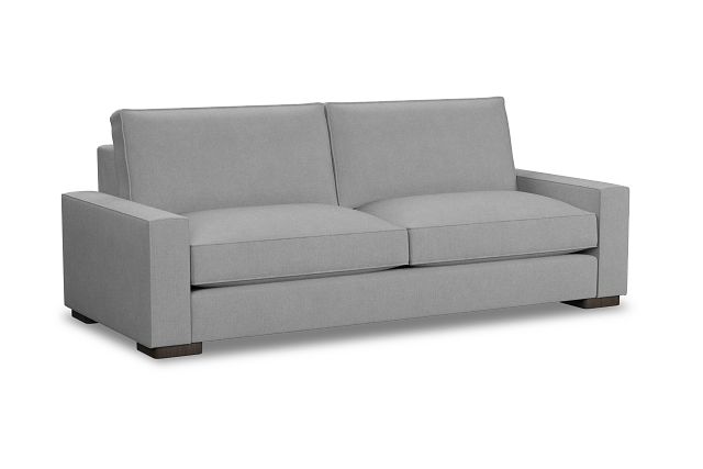 Edgewater Suave Gray 96" Sofa W/ 2 Cushions