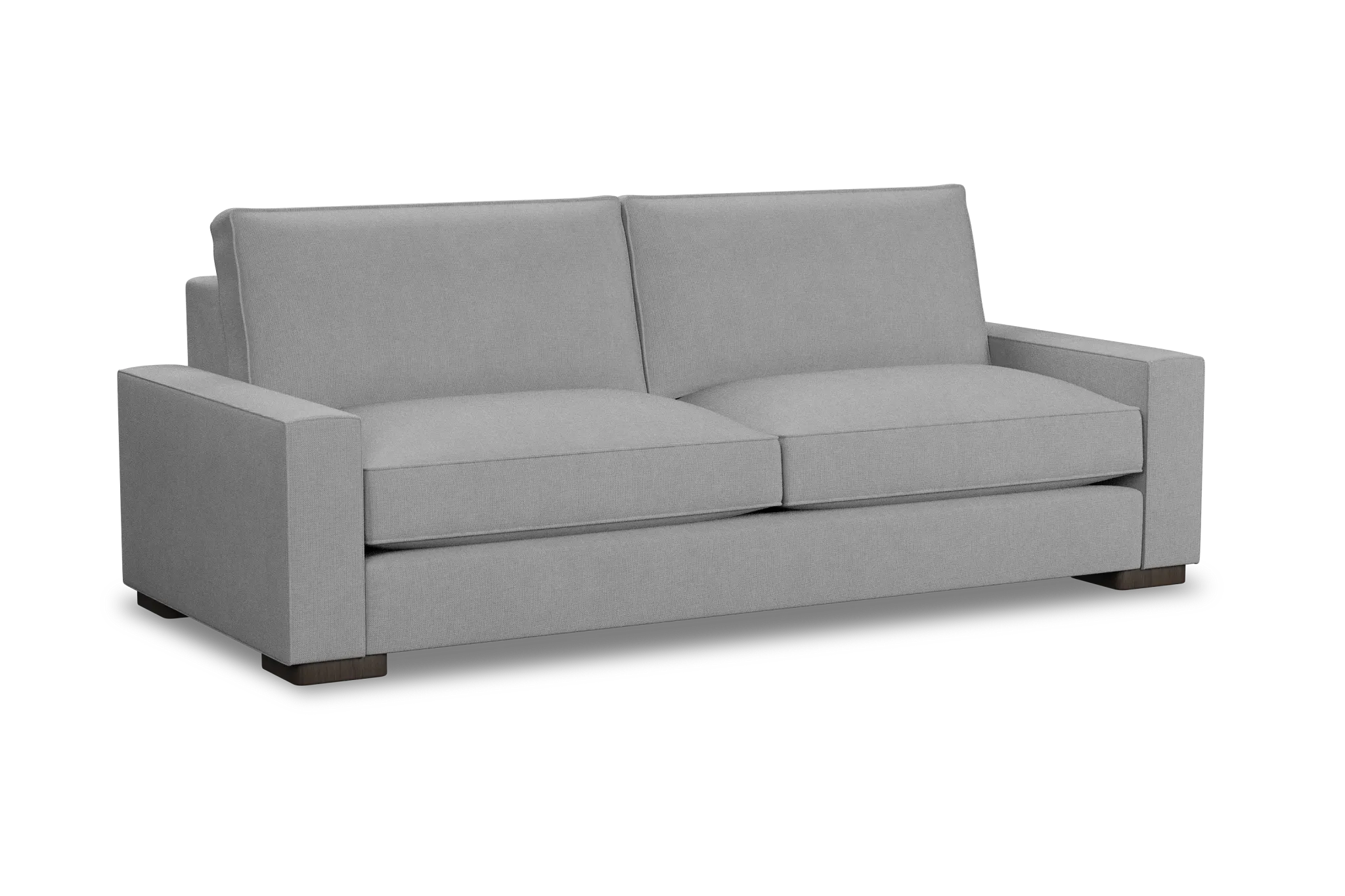 Edgewater Suave Gray 96" Sofa W/ 2 Cushions