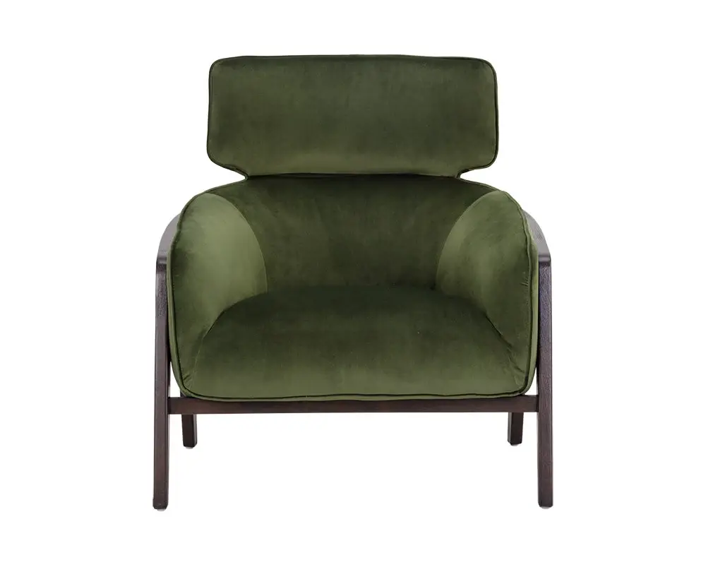 Eloise Dark Green Fabric Accent Chair Eloise Dark Green Fabric Accent Chair
