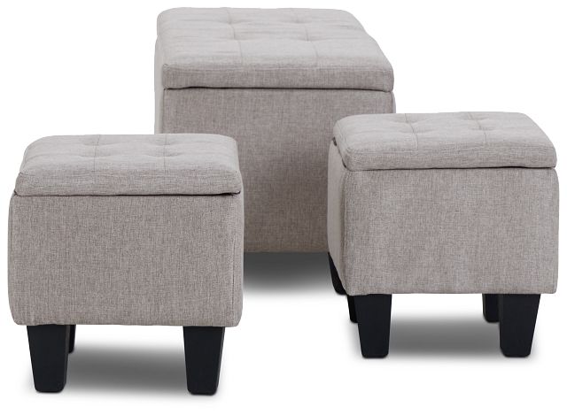 Ethan Gray Set Of 3 Bench