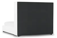 Captiva Peyton White 60" Upholstered Shelter Bed