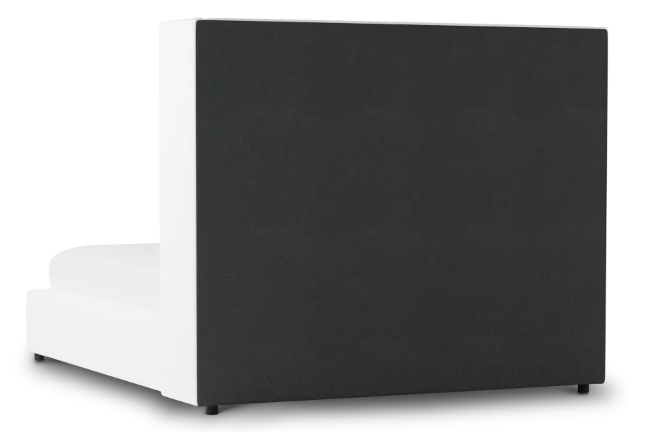 Captiva Peyton White 60" Upholstered Shelter Bed