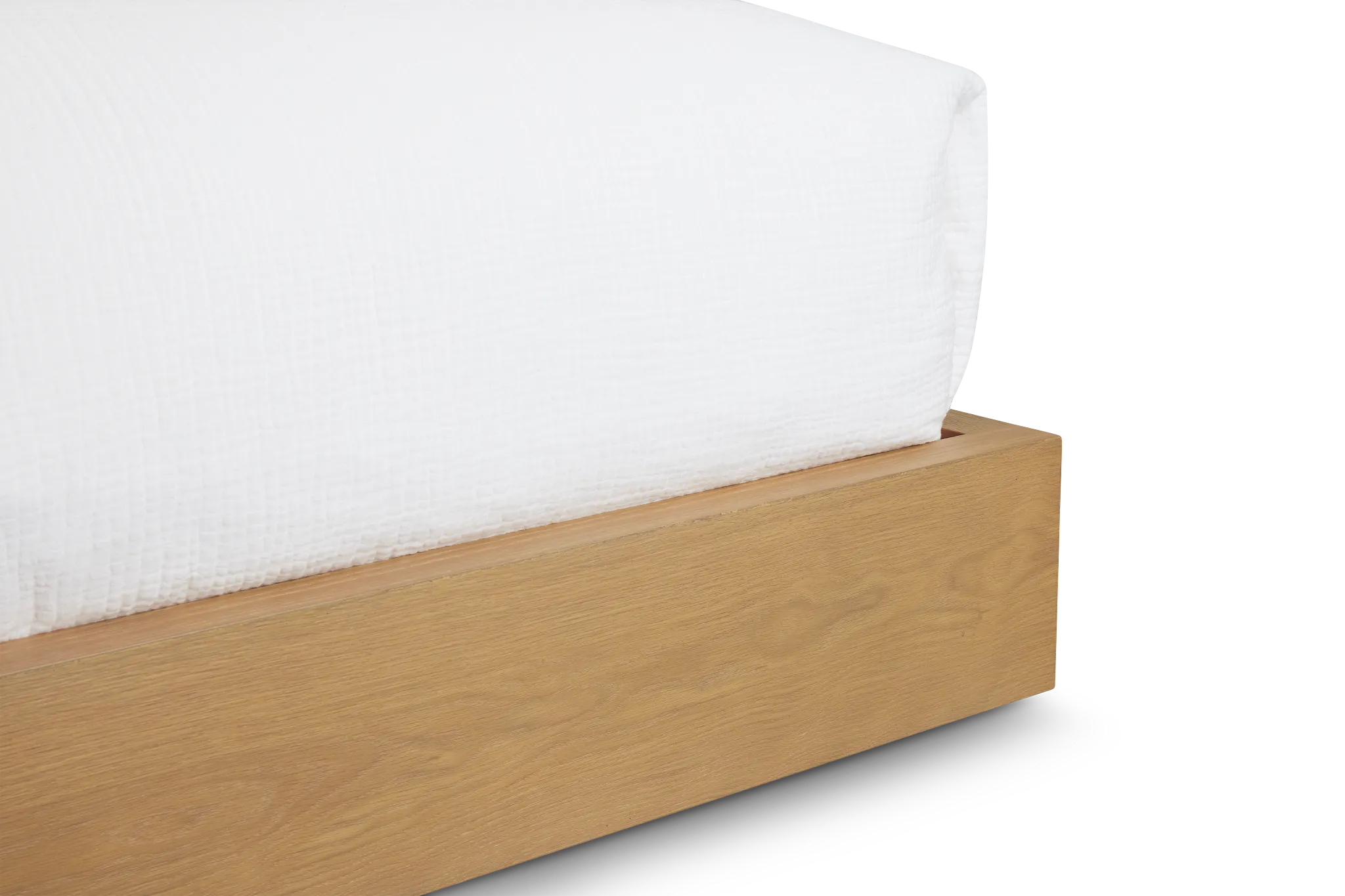 Haven Light Tone Spread Bed W/ Two Nightstands