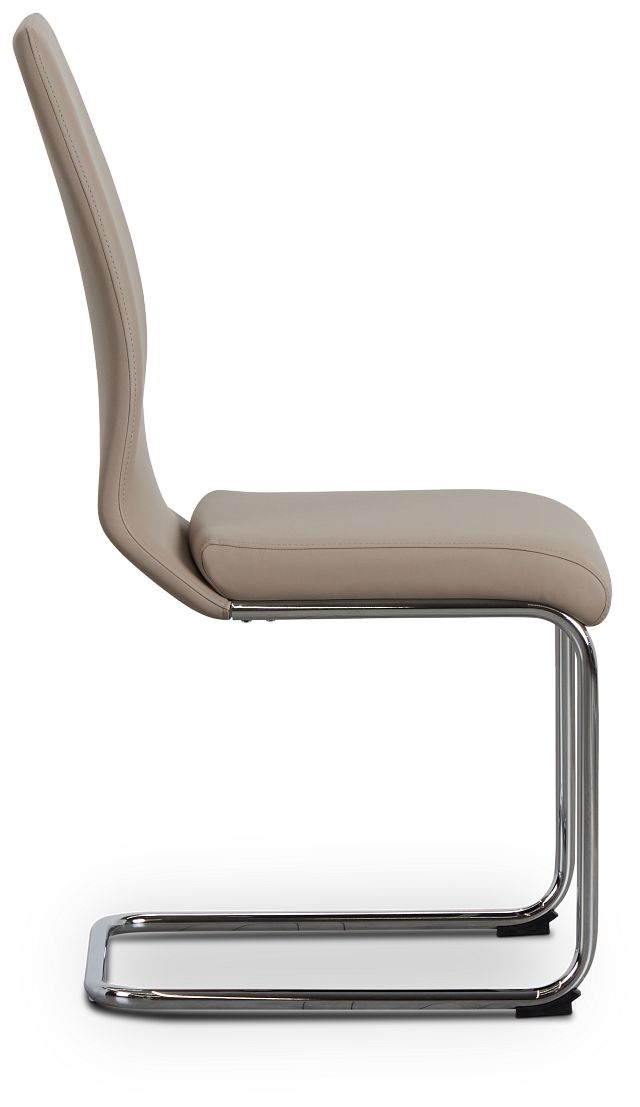 Lennox Taupe Upholstered Side Chair