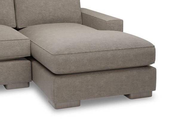 Edgewater Elite Brown Medium Right Chaise Sectional