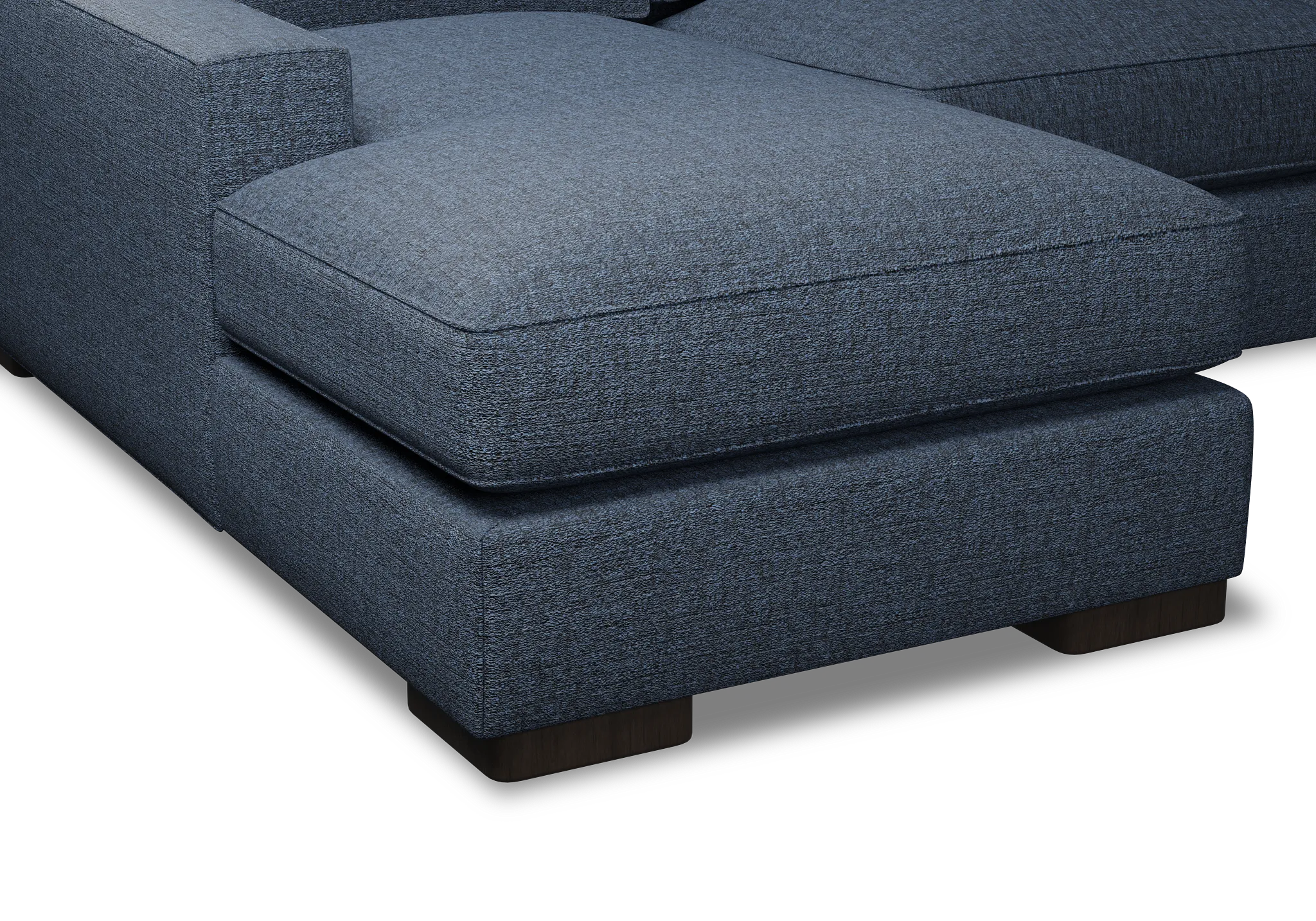 Edgewater Victory Dark Blue Left Chaise Sectional