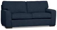 Sinclair Dark Blue Fabric Cooling Memory Foam Sleeper
