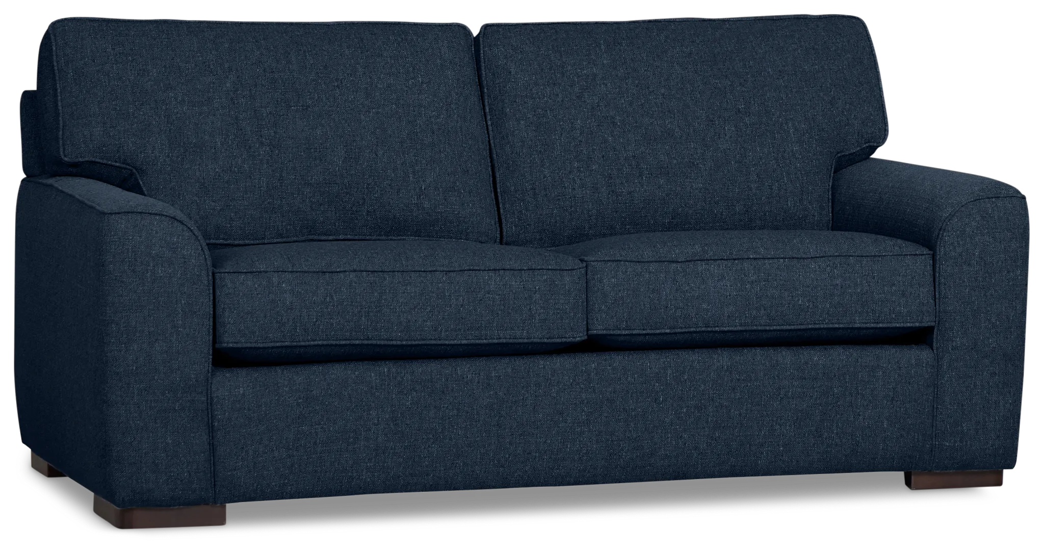 Sinclair Dark Blue Fabric Cooling Memory Foam Sleeper