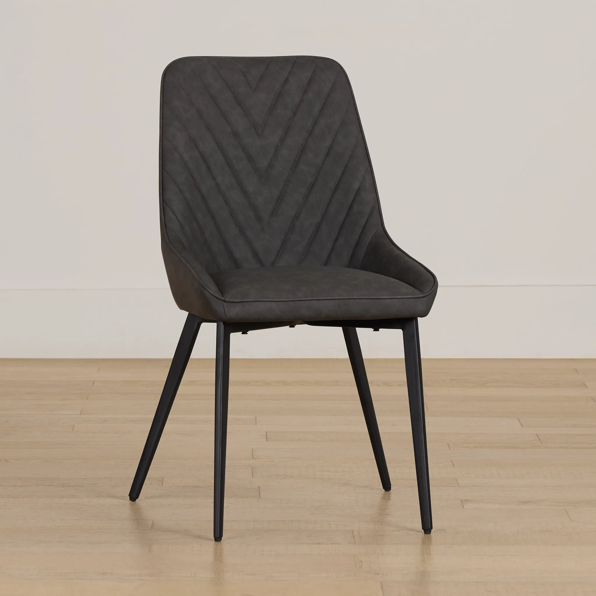 Maricopa Dark Gray Upholstered Side Chair