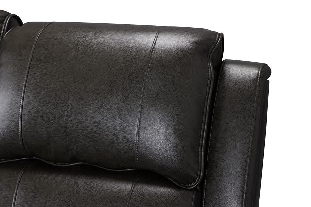 Arden Dark Gray Micro Reclining Sofa