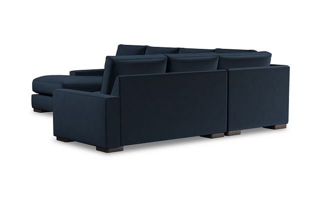 Edgewater Joya Dark Blue Medium Left Chaise Sectional