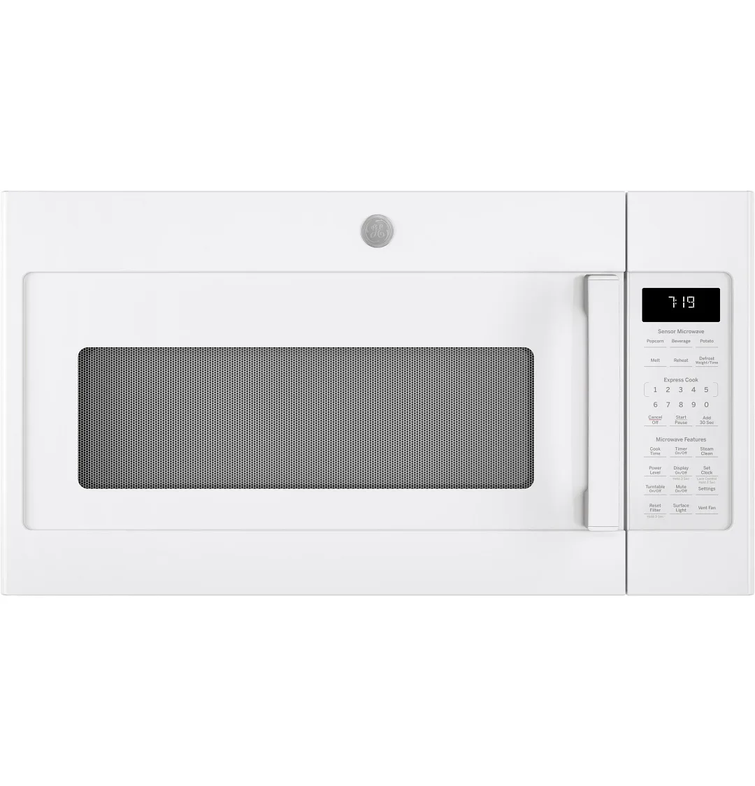 Ge 7195 Series White Over-the-range Microwave