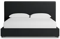 Grayton Elite Black 54" Upholstered Platform Bed