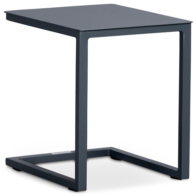 Malaga Gray Aluminum C-table