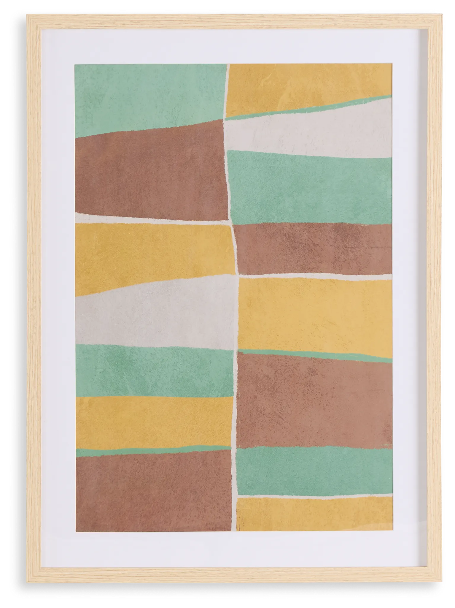 Zaley Multicolored Framed Wall Art