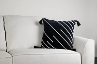 Nova Black 20" Accent Pillow