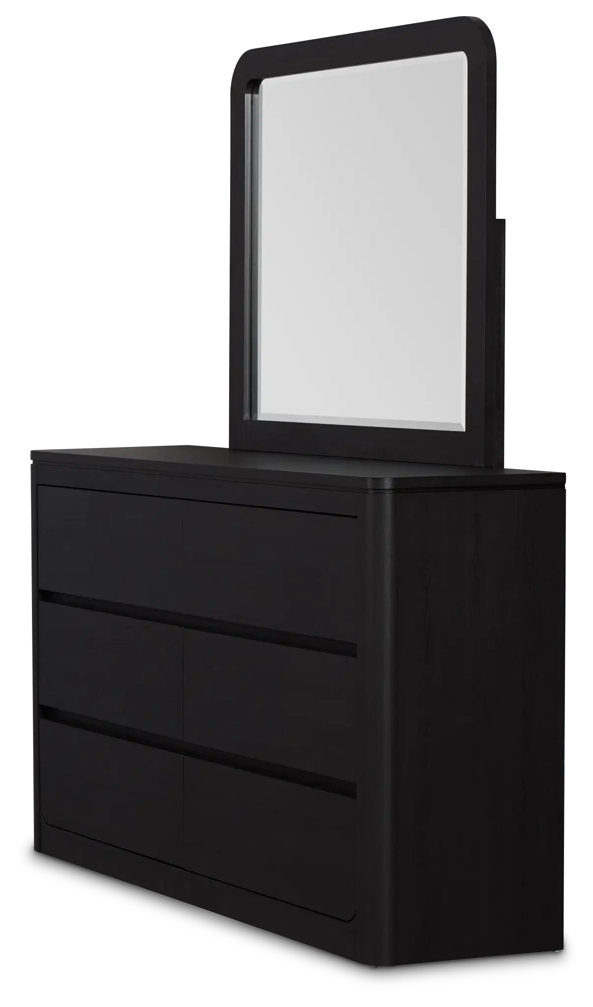 Emory Black Dresser & Mirror Emory Black Dresser & Mirror