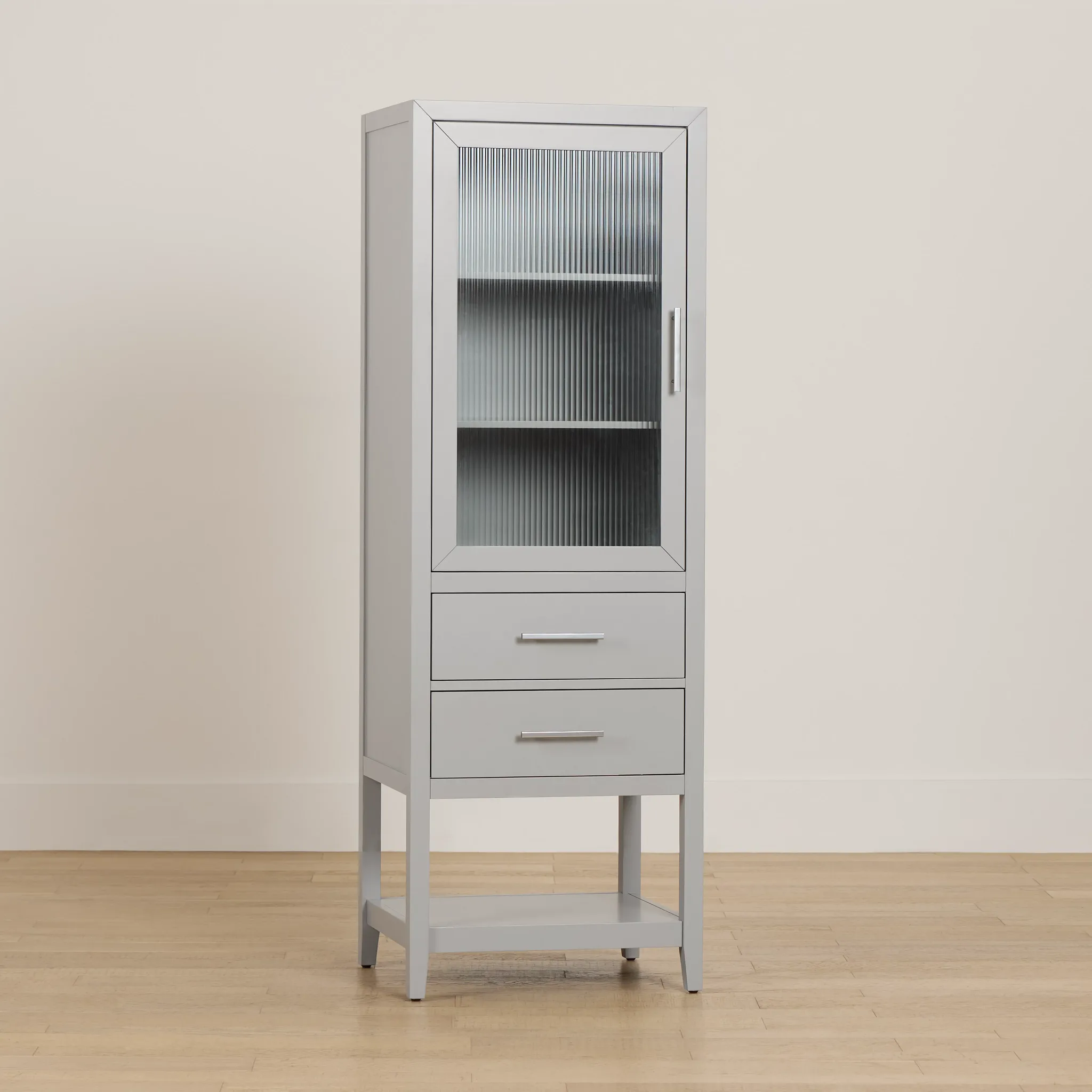 Alden Gray Linen Cabinet