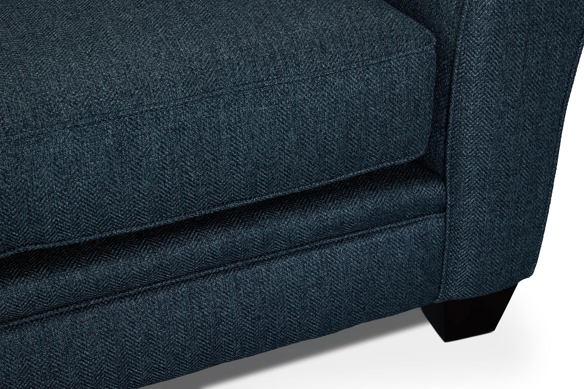 Avery Dark Blue Fabric Sofa