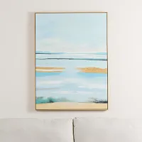 Peaceful Blue Framed Wall Art
