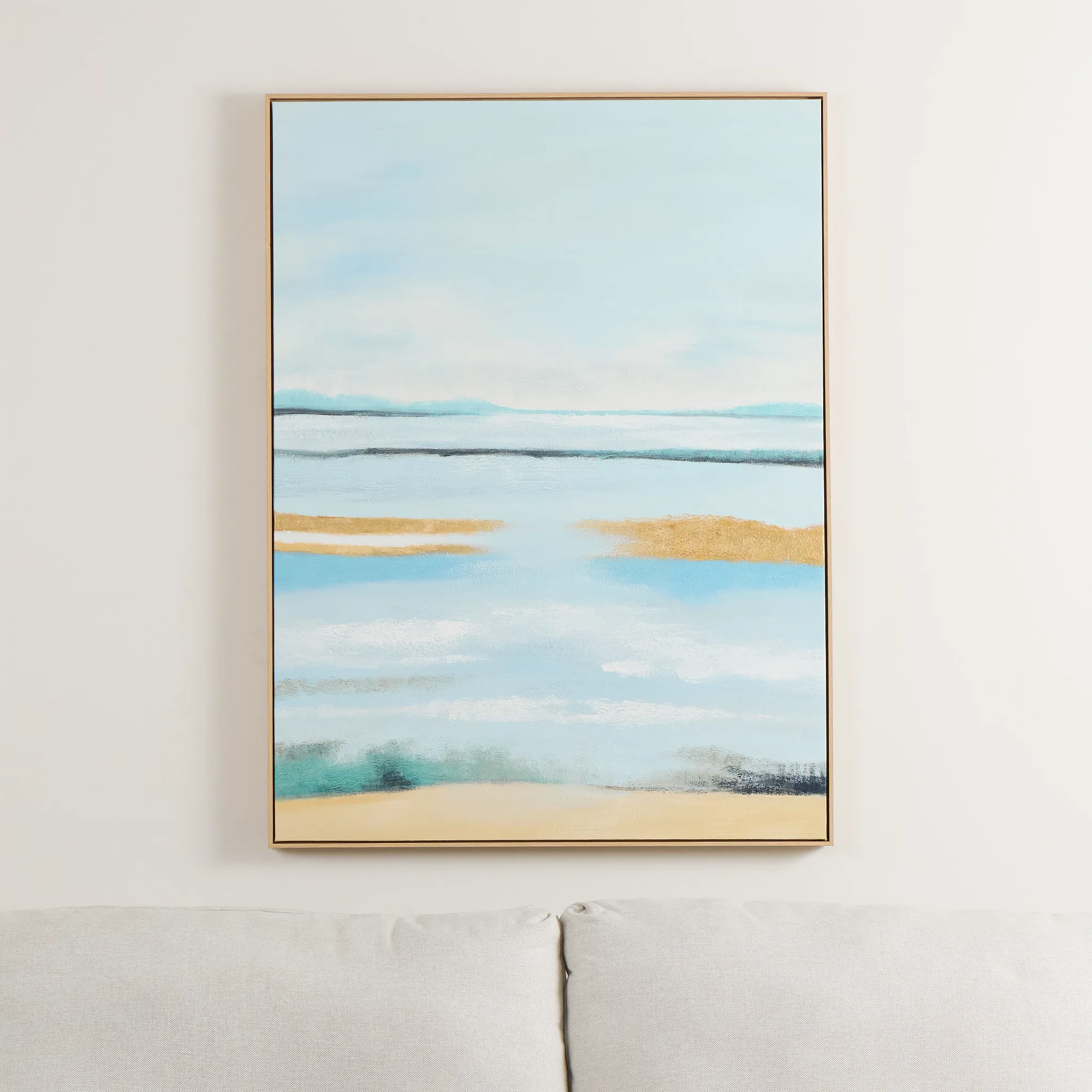 Peaceful Blue Framed Wall Art