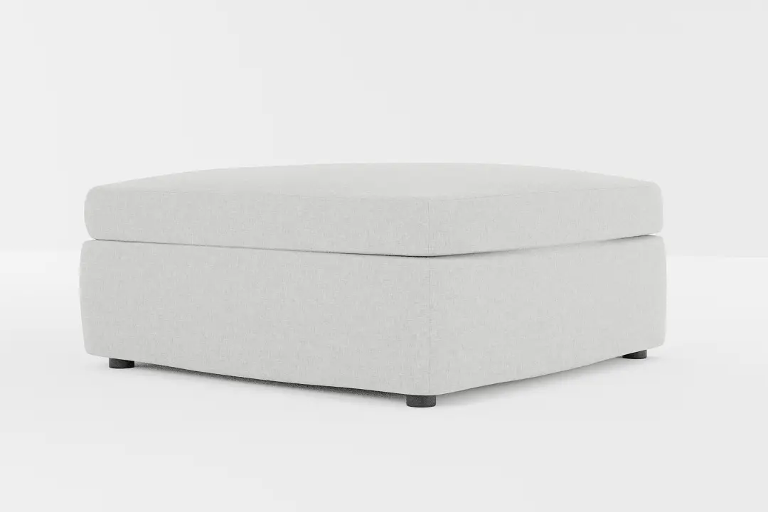 Destin Delray Pewter Fabric Cocktail Ottoman Destin Delray Pewter Fabric Cocktail Ottoman